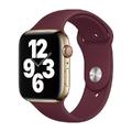 Силіконовий ремінець для Apple Watch Sport Band 42 / 44 / 45 / 49 (S/M & M/L) 3pcs (Бордовий / Maroon) 34825