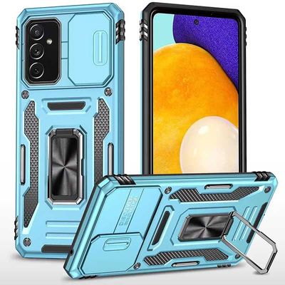 Ударостійкий чохол Camshield Army Ring для Samsung Galaxy A14 4G/5G (Блакитний / Light Blue) 64643 64643* Чехол