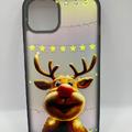 Чохол WAVE Snowy animals Matte Gradient (Nprint) iPhone 13 (deer (black)) 1324 1324* 1324 Чехол