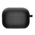 Силіконовий футляр з мікрофіброю для навушників Airpods 4 (Чорний / Black) 00075783 Чохли на навушники