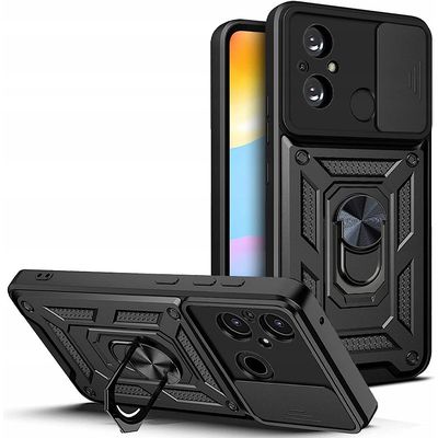 Ударостійкий чохол Camshield Serge Ring для Xiaomi Redmi 12C (Чорний) 00063997 Чехол