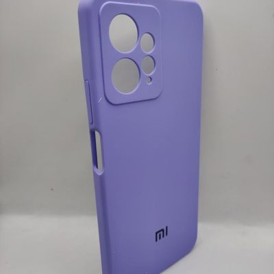 Чохол Silicone Cover Lakshmi Full Camera (AAA) with Logo для Xiaomi Redmi Note 12 4G (Бузковий / Dasheen) 71865 Чехол