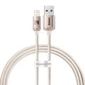 Кабель Crystal Shine Series Fast Charging Lightning 2.4A (1.2m) (pink) 35102 Baseus