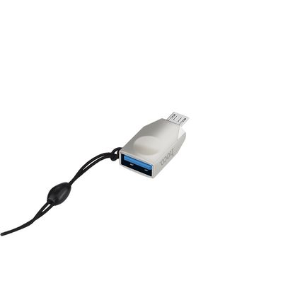Перехідник  UA10 USB to Micro USB (pearl nickel) 15973 15973 15973 Hoco