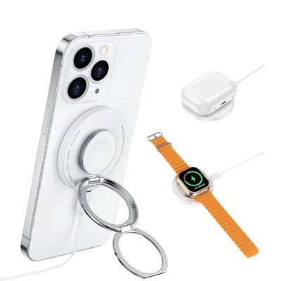 БЗП WIWU Wi-W027 3 in 1 wireless charger (White) 71974 Wiwu