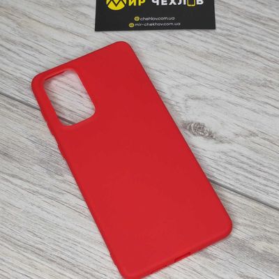 Силиконовый чехол Candy для Samsung Galaxy A73 5G (Красный) 53926* Чехол