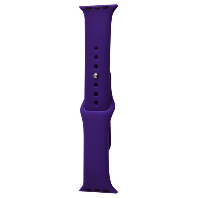 Силіконовий ремінець для Apple Watch Sport Band 38 / 40 / 41 (S/M & M/L) 3pcs (Фіолетовий / Ultra Violet) 32192 32192 Китай