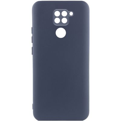 Чохол TPU GETMAN Liquid Silk Full Camera для Xiaomi Redmi Note 9s / Note 9 Pro / Note 9 Pro Max (Чорний / Black) 74072 Чехол