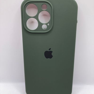 Чохол Silicone Case Full Camera Protective (AA) для Apple iPhone 14 Pro Max (6.7) (Зелений / Cyprus Green) 57053 57053* Чехол