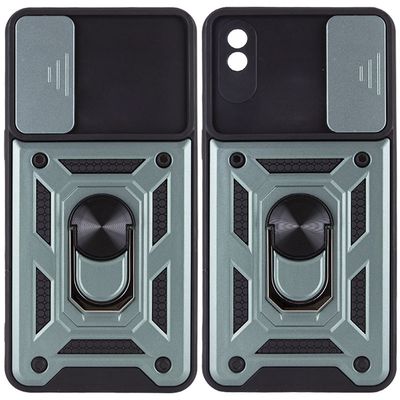 Ударостійкий чохол Camshield Serge Ring для Xiaomi Redmi 9A (Зелений) 52974 Чехол