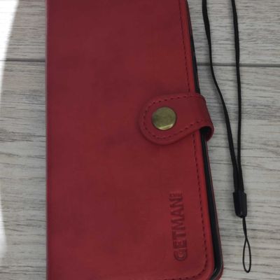Шкіряний чохол книжка GETMAN Gallant (PU) для Samsung Galaxy A32 4G (Червоний) 43336 Чехол
