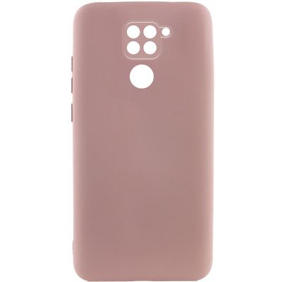 Чохол Silicone Cover Lakshmi Full Camera (A) для Xiaomi Redmi Note 9 / Redmi 10X (Рожевий / Pink Sand) 57533 Чехол
