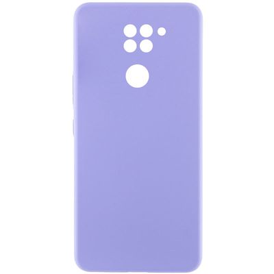 Чохол Silicone Cover Lakshmi Full Camera (AAA) для Xiaomi Redmi Note 9 / Redmi 10X (Бузковий / Dasheen) 67011 67011* 67011 Чехол