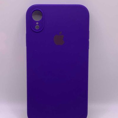 Чохол Silicone Case Square Full Camera Protective (AA) для Apple iPhone XR (6.1) (Фіолетовий / Ultra Violet) 40233 ultra violet 40233 Чехол