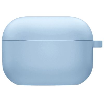 Силіконовий футляр з мікрофіброю для навушників Airpods 3 (Блакитний / Lilac Blue) 53035 Чохли на навушники