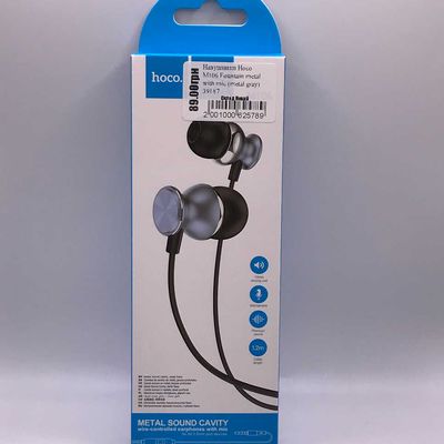Навушники  M106 Fountain metal with mic (metal gray) 39187 Hoco