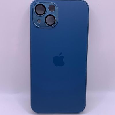 Чохол TPU+Glass Sapphire matte case для Apple iPhone 13 (6.1) (Navy Blue) 55858 55858* Чехол