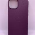 Шкіряний чохол Leather Case (AA Plus) with MagSafe для Apple iPhone 14 (6.1) (Dark Cherry) 57473 57473*