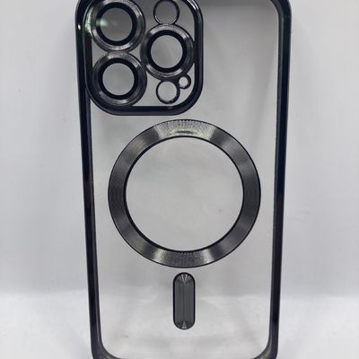 Чохол Metal Matte Case with Magnetic Ring iPhone 13 Pro (black) 54516 Чехол