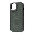 Чохол Kajsa Snake Pattern iPhone 15 (olive) 52338 52338* 52338 Чехол