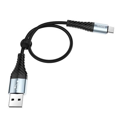 Дата кабель  X38 Cool Type-C (0.25m) (Чорний) 35945 Hoco