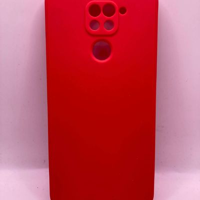 Силіконовий чохол Candy Full Camera для Xiaomi Redmi Note 9 / Redmi 10X (Червоний / Red) 65857