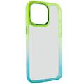 TPU+PC Fresh sIPhone series для Apple iPhone 12 Pro Max (6.7) (Бирюзовый / Лимонный) 55232 55232* 55232 Чехол