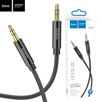 Кабель AUX  UPA19 (2m) (black) Hoco