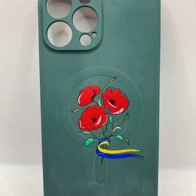 Чохол WAVE Ukraine Edition Case with MagSafe iPhone 13 Pro Max (poppies) 36780 36780* 36780 Чехол