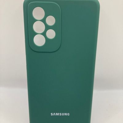 Чохол Silicone Cover Full Camera (AA) для Samsung Galaxy A53 5G (Зелений / Pine green) 56980 Китай