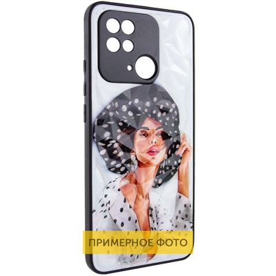 TPU+PC чохол Prisma Ladies для Xiaomi Redmi 12C / Poco C55 (Girl in a hat) Чехол