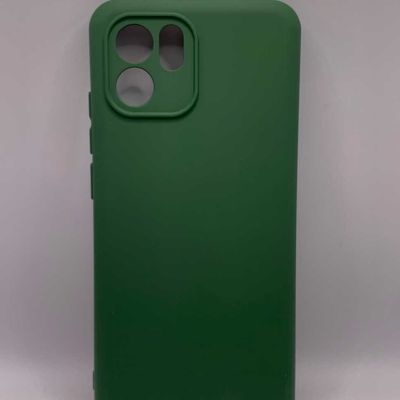Чохол Silicone Cover Lakshmi Full Camera (A) для Xiaomi Redmi A1 (Зелений / Dark green) Чехол