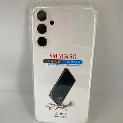Чохол WXD Силікон 0.8 mm HQ Samsung Galaxy M34 5G (clear) 50859 50859 Чехол
