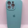 Чохол Silicone Case Full Camera Protective (AA) для Apple iPhone 15 Pro Max (6.7) (Бірюзовий / Marine Green) 66393 66393* 66393 Чехол