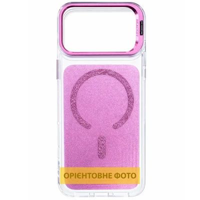 Чохол TPU+PC Jewel Sparkle with MagSafe для Apple iPhone 17 Pro (6.3) (Pink Ruby) Pink Ruby 00084799