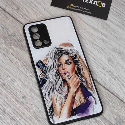 TPU+PC чохол Prisma Ladies для Oppo A74 4G (Purple) 51767  51767 51767* Чехол