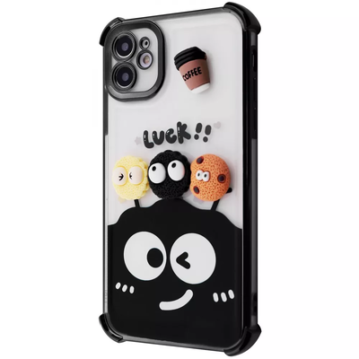 Чохол WAVE Winkie iPhone 12 (black/splash) 64111 64111* Липень