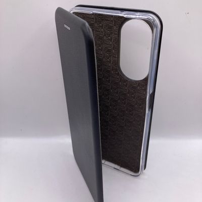 Шкіряний чохол (книжка) Classy для Oppo A98 (Чорний) 65865 Чехол