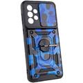 Ударопрочный чехол Camshield Serge Ring Camo для Samsung Galaxy A53 5G (Синий / Army Blue) 54673 54673* Чехол