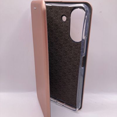 Шкіряний чохол (книжка) Classy для Xiaomi Redmi 13C / Poco C65 (Rose Gold) 68685 Чехол