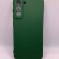 Чохол Silicone Cover Lakshmi Full Camera (A) для Samsung Galaxy S21 FE (Зелений / Dark green) 55432 Чехол