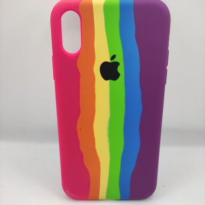 Чохол Silicone Case Full for iPhone XR RAINBOW 7 Чехол