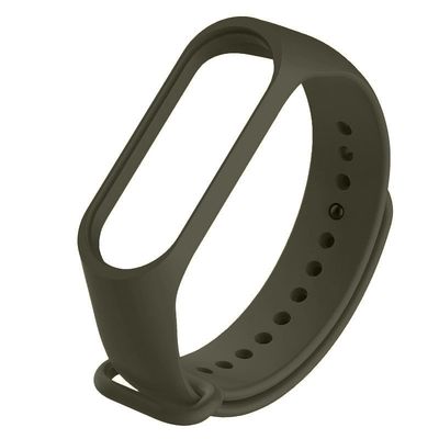 Силіконовий ремінець для Xiaomi Mi Band 7 (Сірий / Light Olive) 54947
