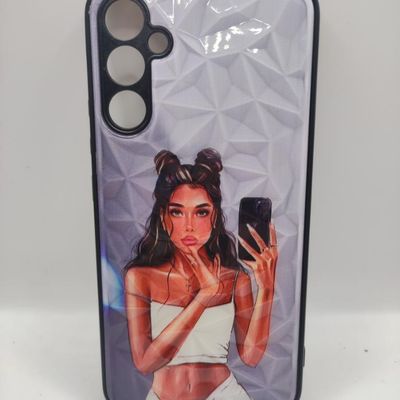 TPU+PC чохол Prisma Ladies для Samsung Galaxy A34 5G (Black in White) 63736 Чехол