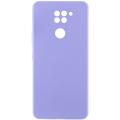 Чохол Silicone Cover Lakshmi Full Camera (AAA) для Xiaomi Redmi Note 9 / Redmi 10X (Бузковий / Dasheen) 67011 67011* 67011 Чехол