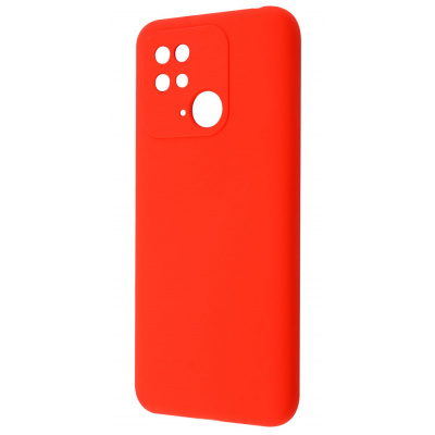 Чохол WAVE Full Silicone Cover Xiaomi Redmi 10C (red) 36764 Чехол