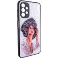 TPU+PC чехол Prisma Ladies для Samsung Galaxy A32 4G (Girl in a hat) 47286 47286* Чехол