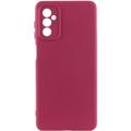 Чохол Silicone Cover Lakshmi Full Camera (A) для Samsung Galaxy A14 4G/5G (Бордовий / Marsala) Чехол