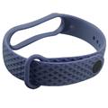 Ремінець Rhomb для Xiaomi Mi Band 5 / 6 (Темно-синій ) 39435