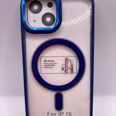 Color Clear Case With Magsafe — iPhone 15 Blue 776889 Blue 776889 Чехол